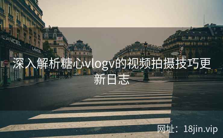 深入解析糖心vlogv的视频拍摄技巧更新日志