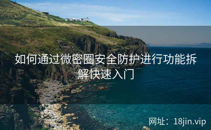 如何通过微密圈安全防护进行功能拆解快速入门