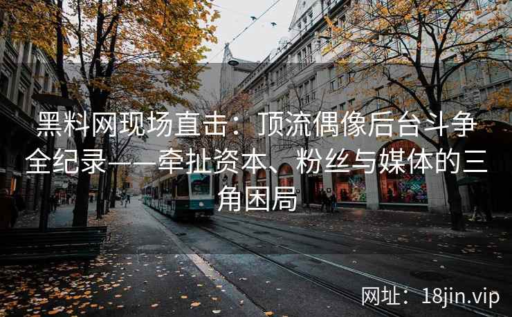 黑料网现场直击：顶流偶像后台斗争全纪录——牵扯资本、粉丝与媒体的三角困局  第2张
