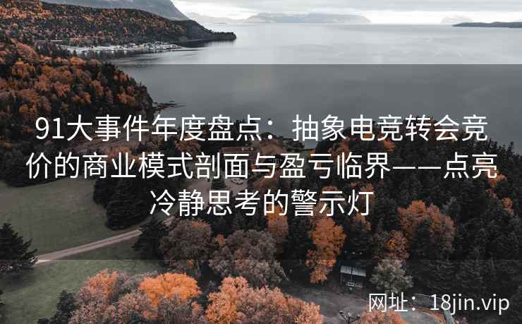 91大事件年度盘点：抽象电竞转会竞价的商业模式剖面与盈亏临界——点亮冷静思考的警示灯  第1张