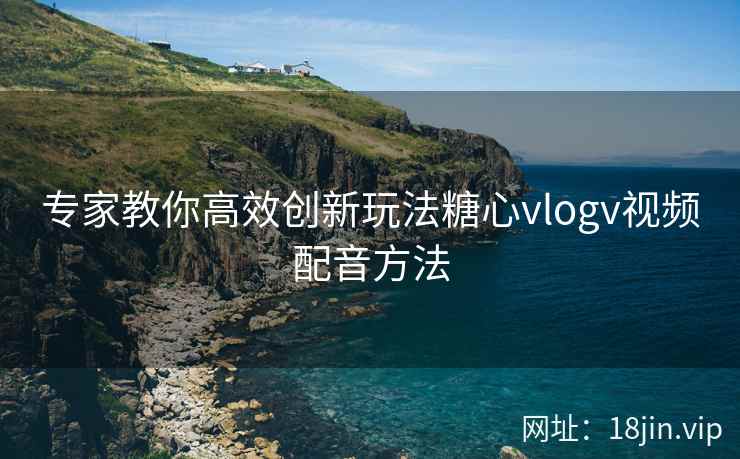 专家教你高效创新玩法糖心vlogv视频配音方法  第2张