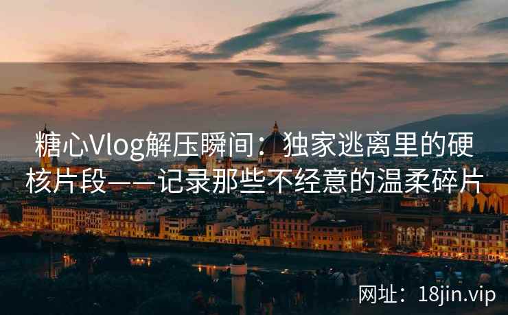 糖心Vlog解压瞬间：独家逃离里的硬核片段——记录那些不经意的温柔碎片  第2张
