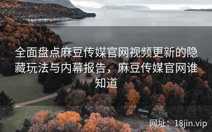 全面盘点麻豆传媒官网视频更新的隐藏玩法与内幕报告，麻豆传媒官网谁知道