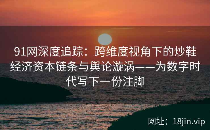 91网深度追踪：跨维度视角下的炒鞋经济资本链条与舆论漩涡——为数字时代写下一份注脚  第2张