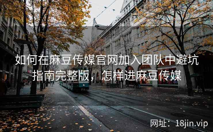如何在麻豆传媒官网加入团队中避坑指南完整版，怎样进麻豆传媒  第1张