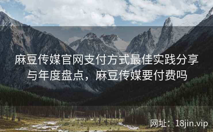 麻豆传媒官网支付方式最佳实践分享与年度盘点，麻豆传媒要付费吗  第2张