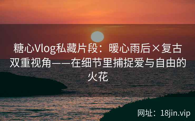 糖心Vlog私藏片段：暖心雨后×复古双重视角——在细节里捕捉爱与自由的火花
